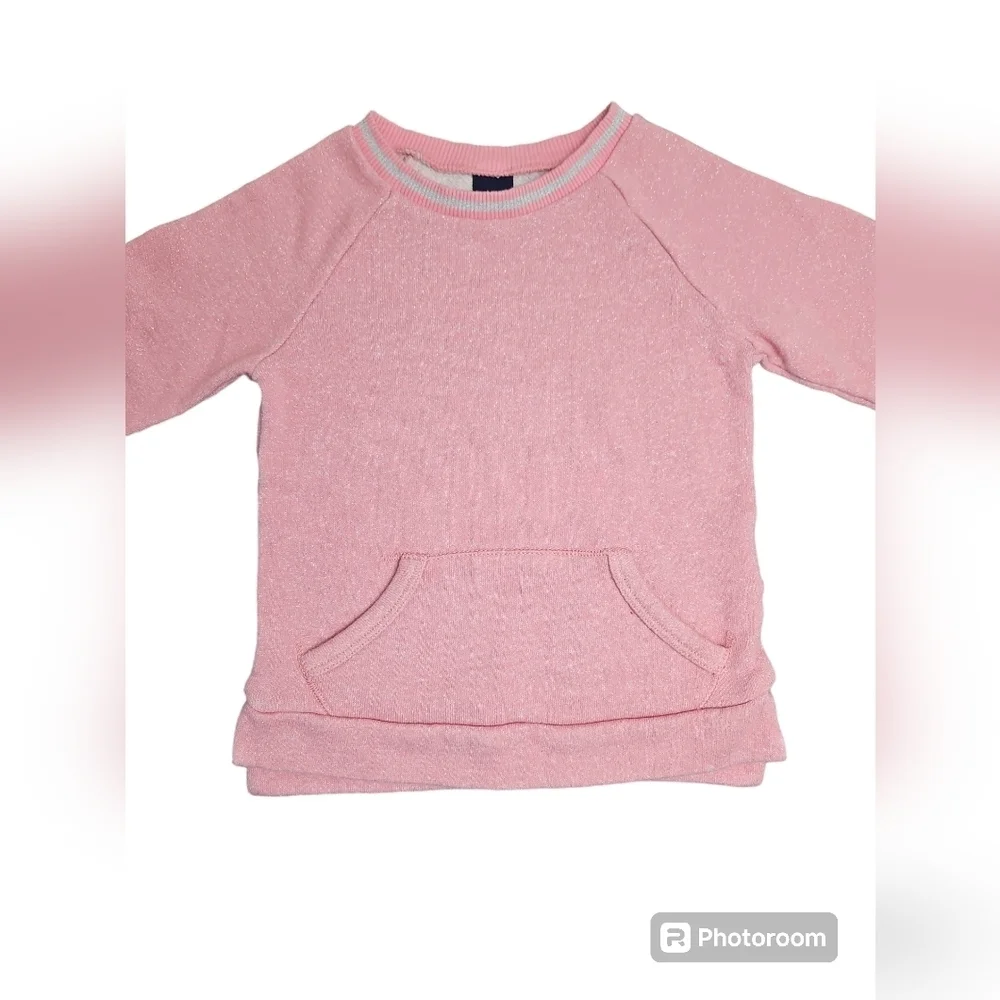 Gap Girls Toddler Sweater Pink Silver Size 2